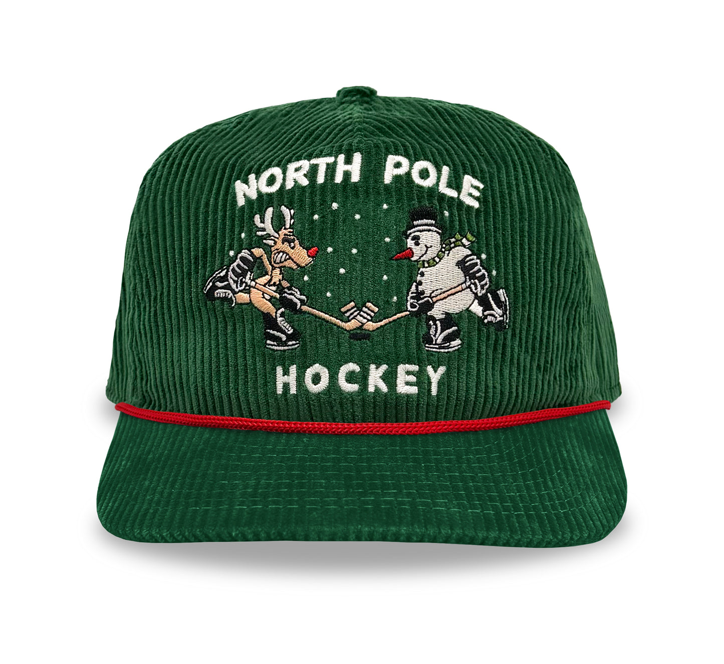 North Pole Face-Off Snapback: Corduroy