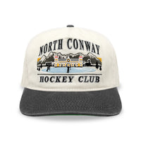 North Conway Hockey Club Snapback: Cream