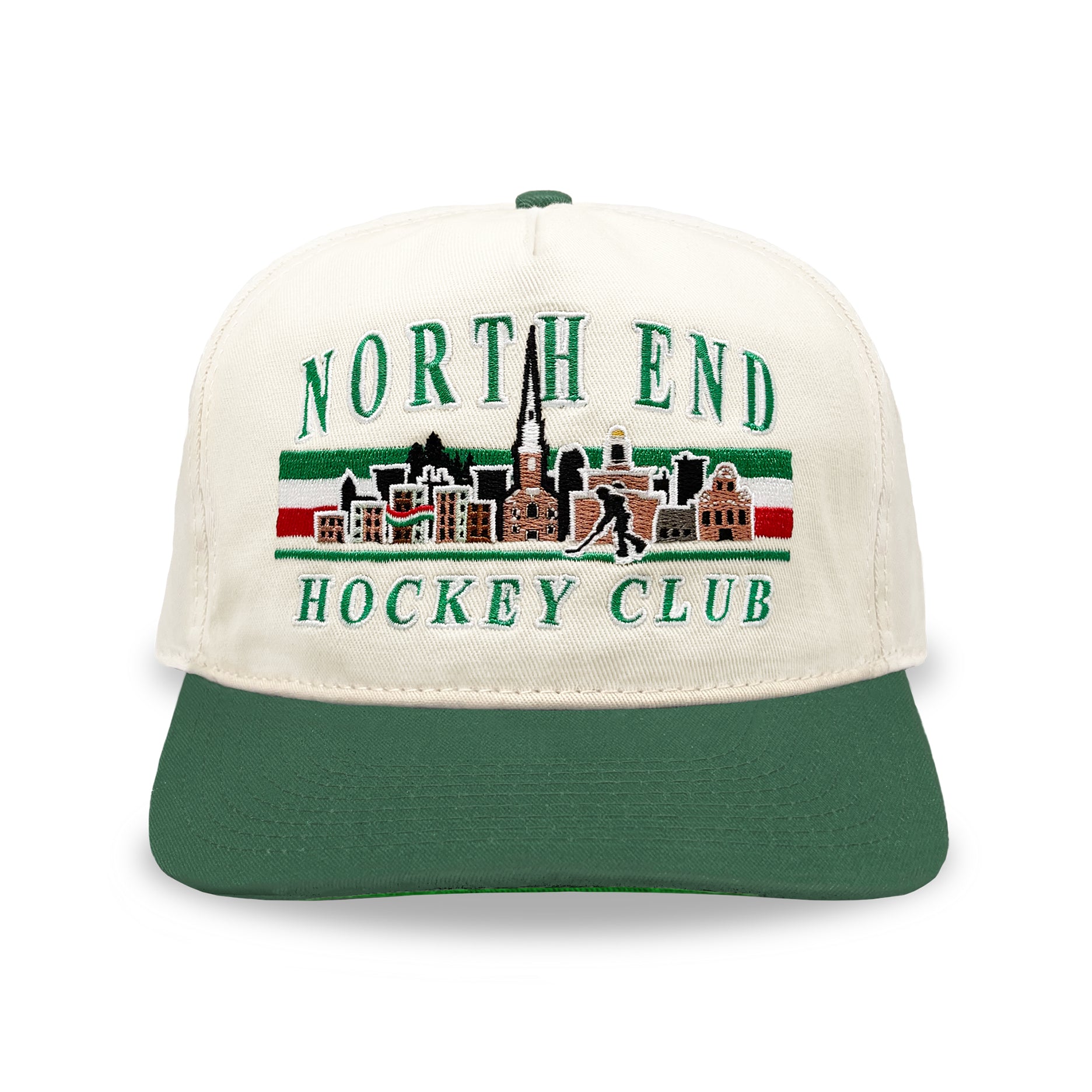 North End Hockey Club Snapback: Cream