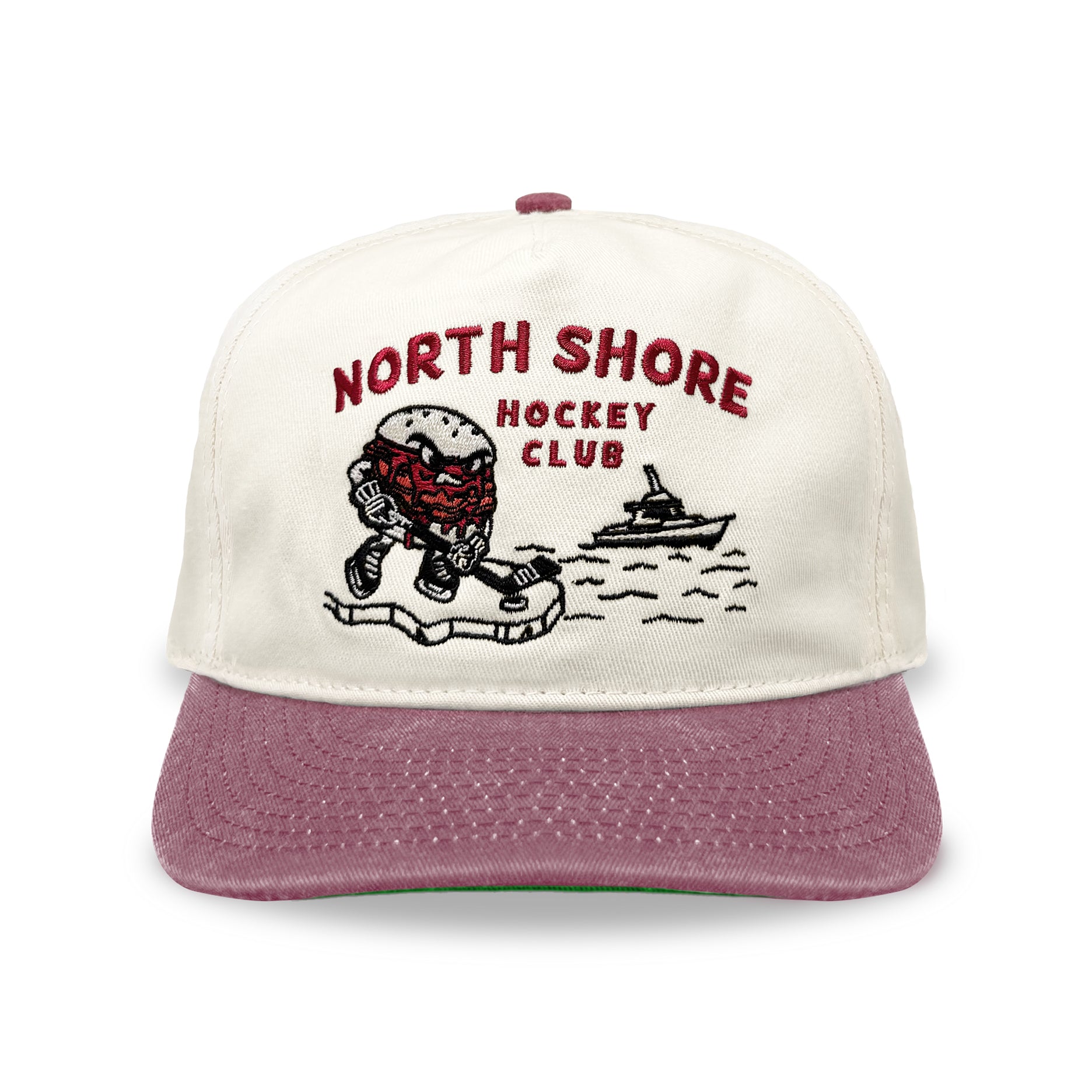 North Shore Hockey Club Snapback: Cream