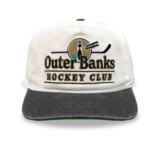 Outer Banks Hockey Club Snapback: Cream