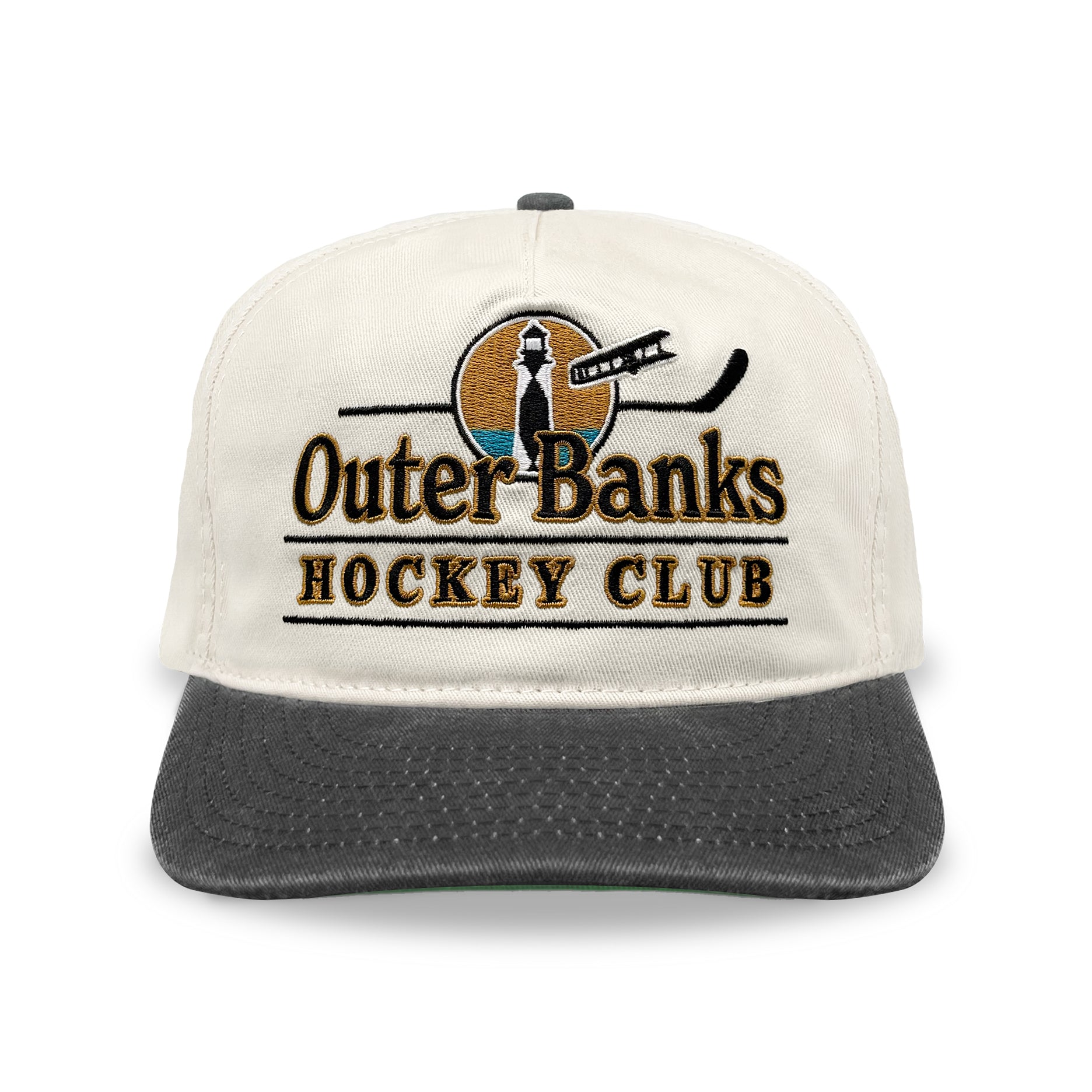 Outer Banks Hockey Club Snapback: Cream