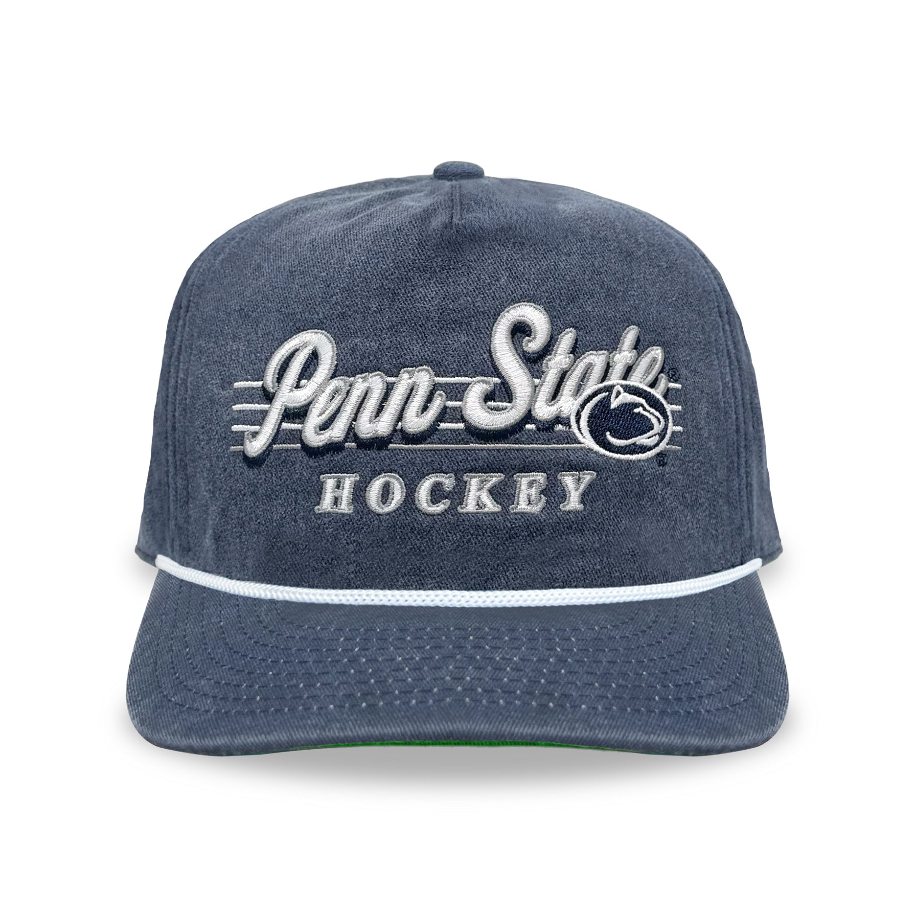 Penn State Hockey Snapback: Washed Navy
