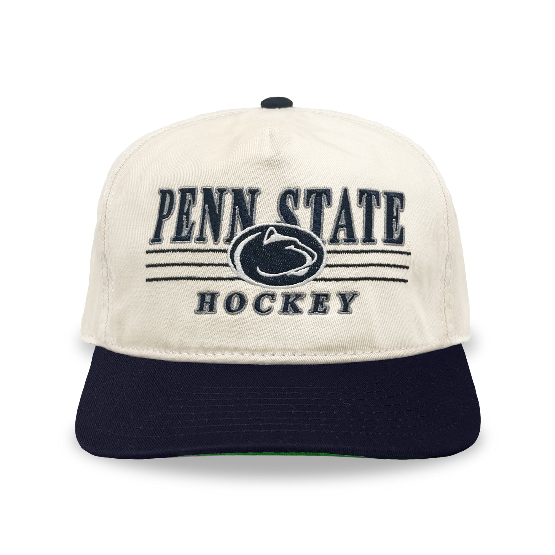 Penn State Hockey Snapback: Cream