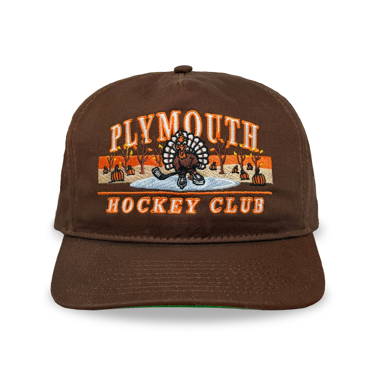 Plymouth Hockey Club Snapback: Brown