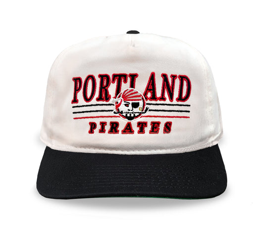 Portland Pirates Snapback: Cream