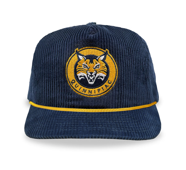 Quinnipiac Bobcats Snapback: Corduroy – Celly Hockey Co.
