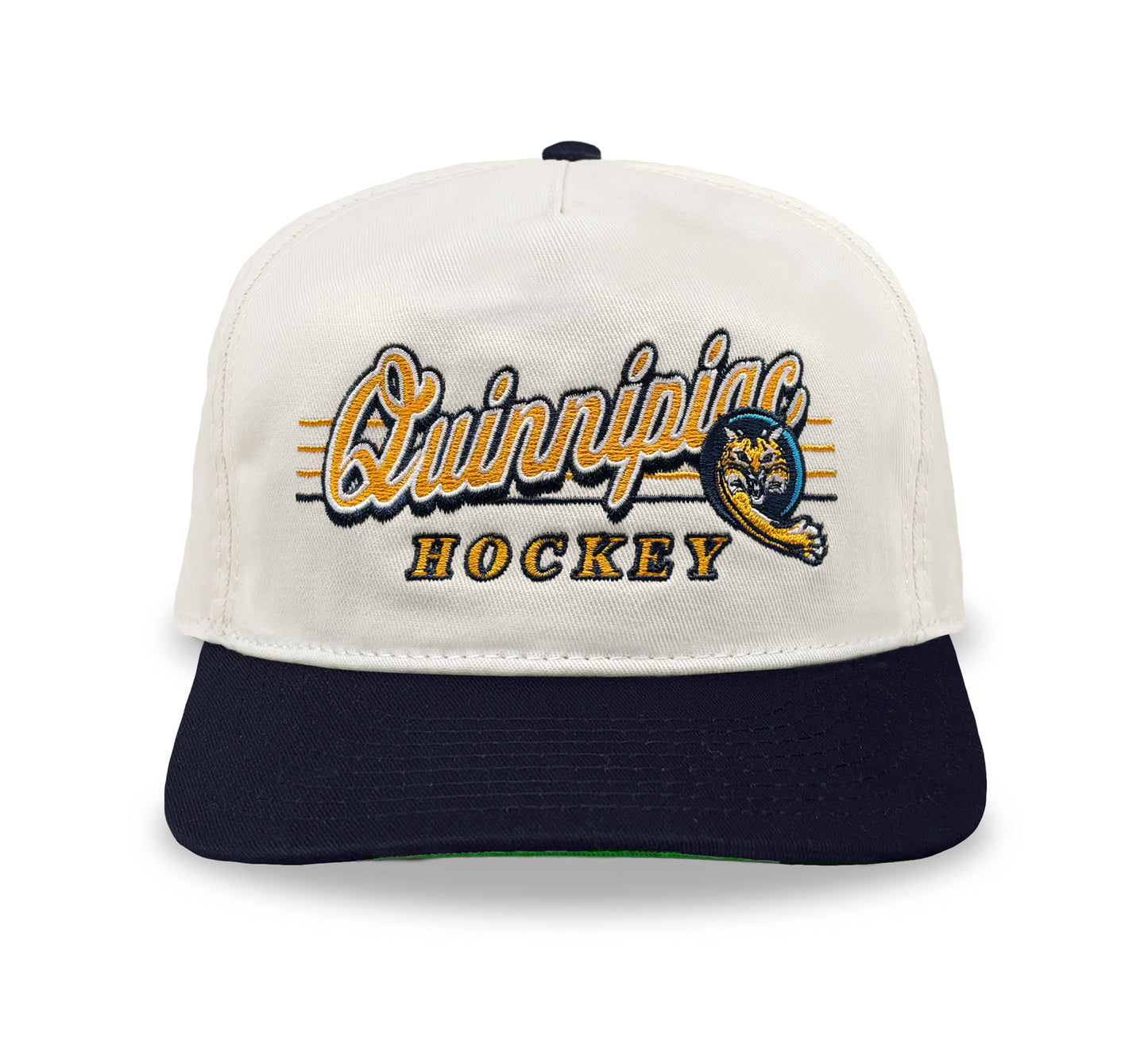 Quinnipiac Hockey Snapback: Cream