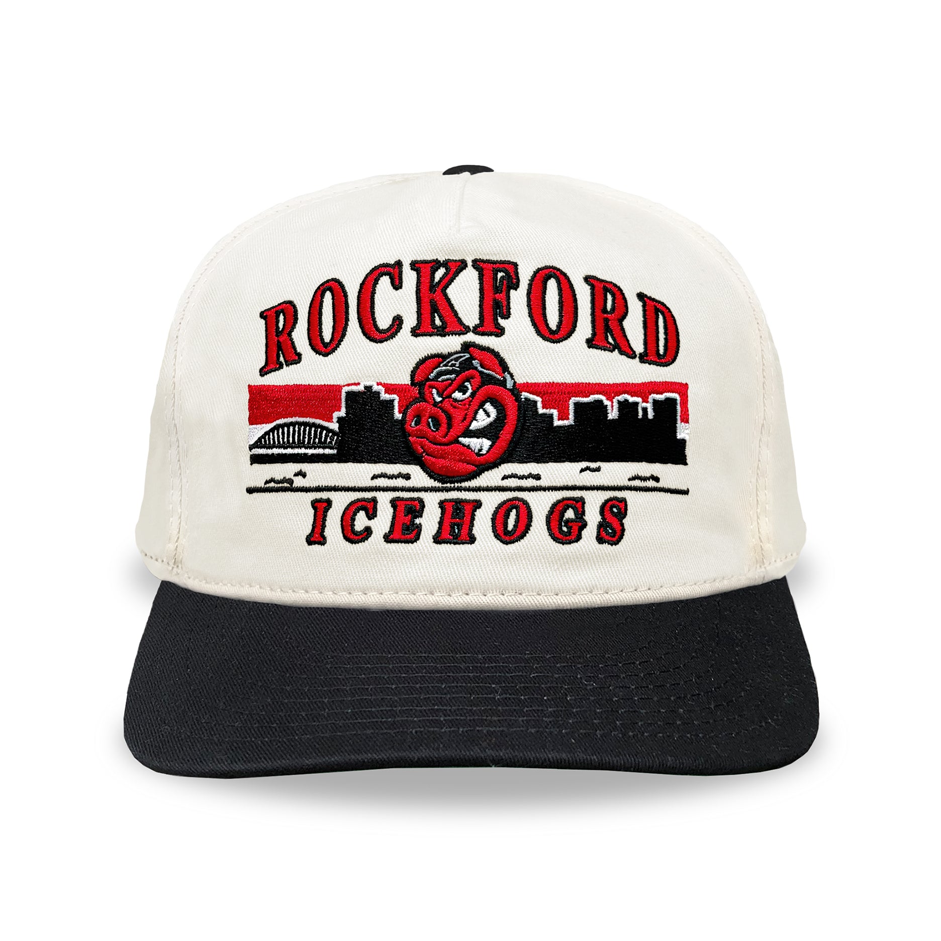 Rockford IceHogs Snapback: Cream