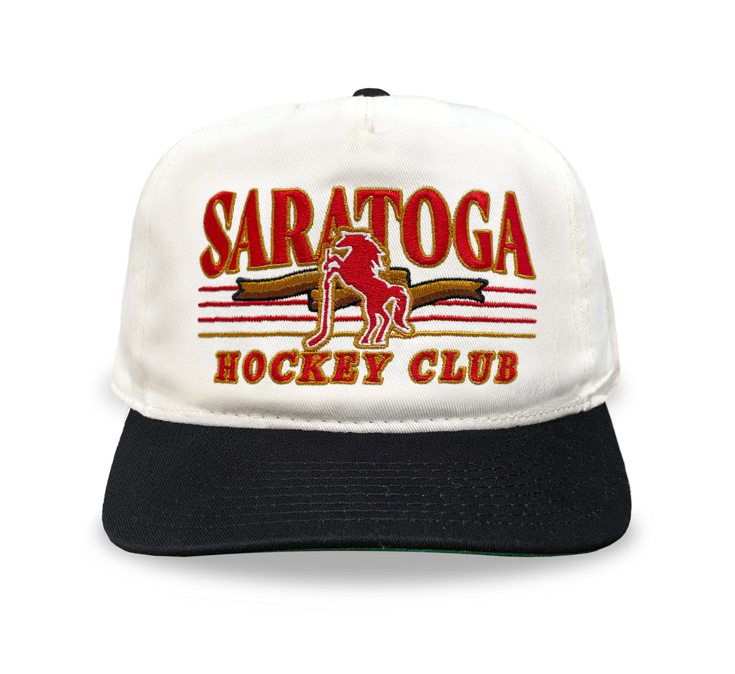 Saratoga Hockey Club Snapback: Cream