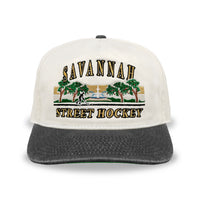 Savannah Street Hockey Snapback: Cream