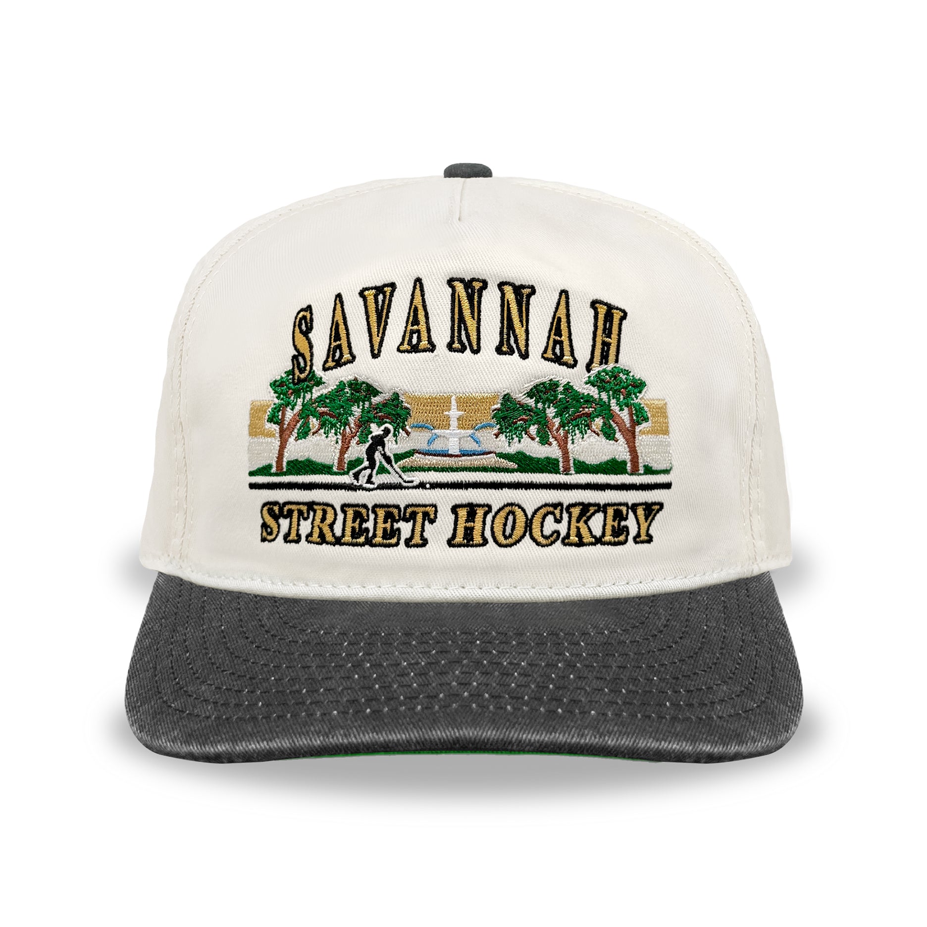 Savannah Street Hockey Snapback: Cream