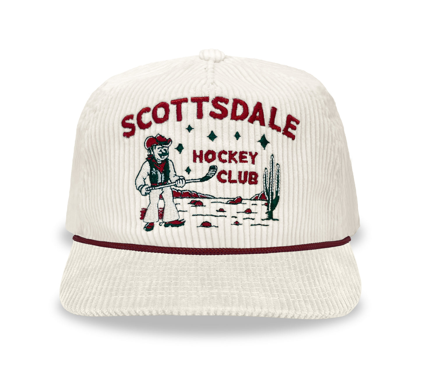 Scottsdale Hockey Club Snapback: Corduroy