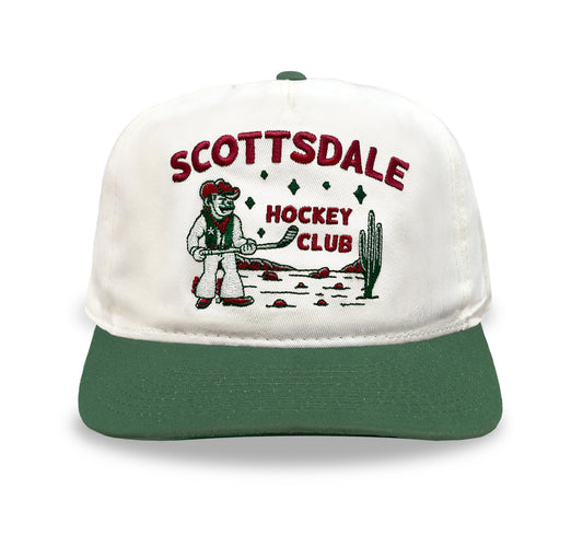 Scottsdale Hockey Club Snapback: Cream