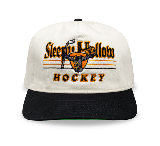 Sleepy Hollow Hockey Snapback: Cream