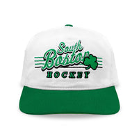 South Boston Hockey Snapback: White