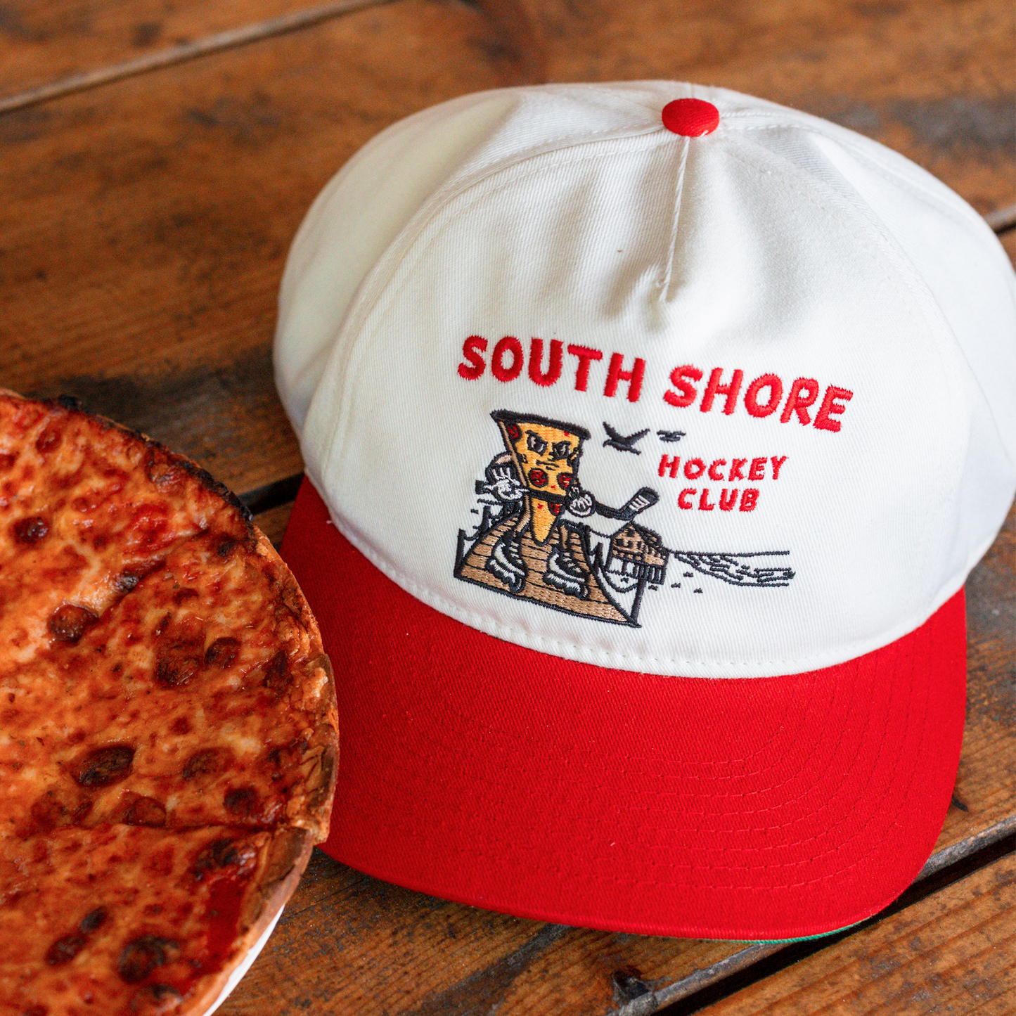 South Shore Hockey Club Snapback: Cream