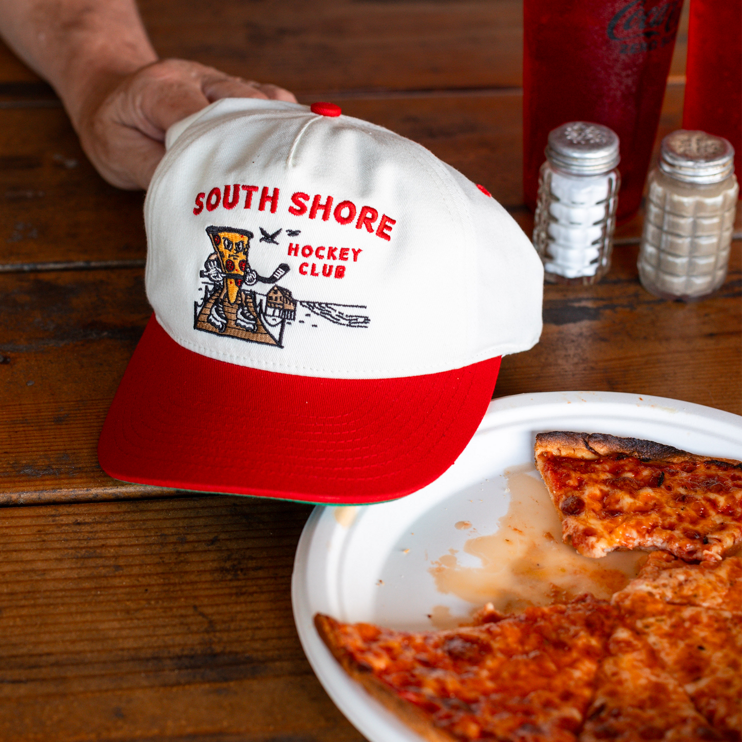 South Shore Hockey Club Snapback: Cream