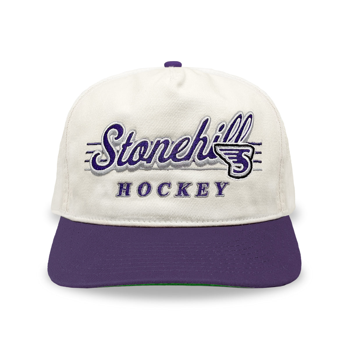 Stonehill Hockey Snapback: Cream