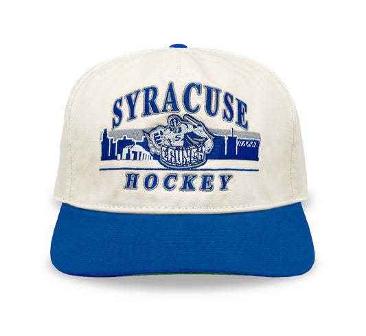 Syracuse Crunch Hockey Snapback: Cream