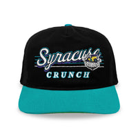Syracuse Crunch Snapback: '90s Black & Teal