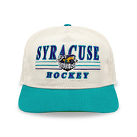 Syracuse Crunch Hockey Snapback: '90s Cream