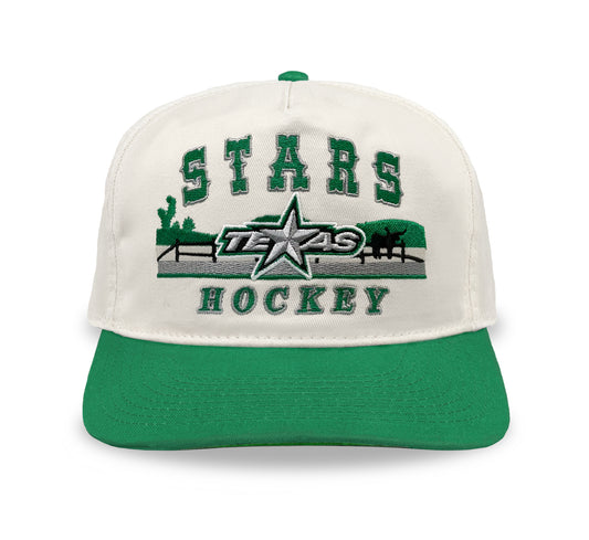 Texas Stars Snapback: Cream