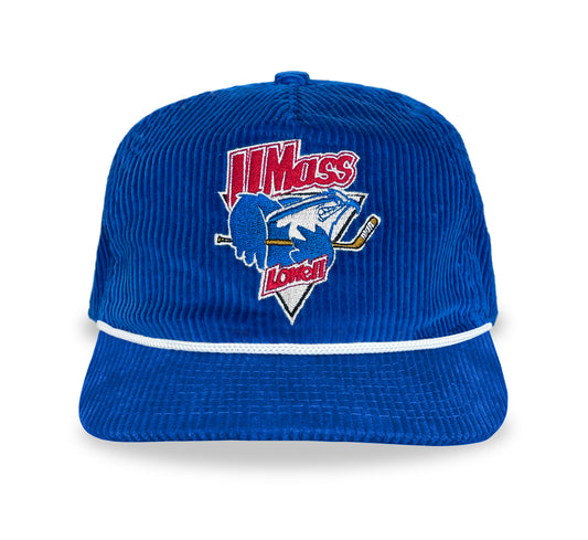 UMass Lowell River Hawks Snapback: Corduroy
