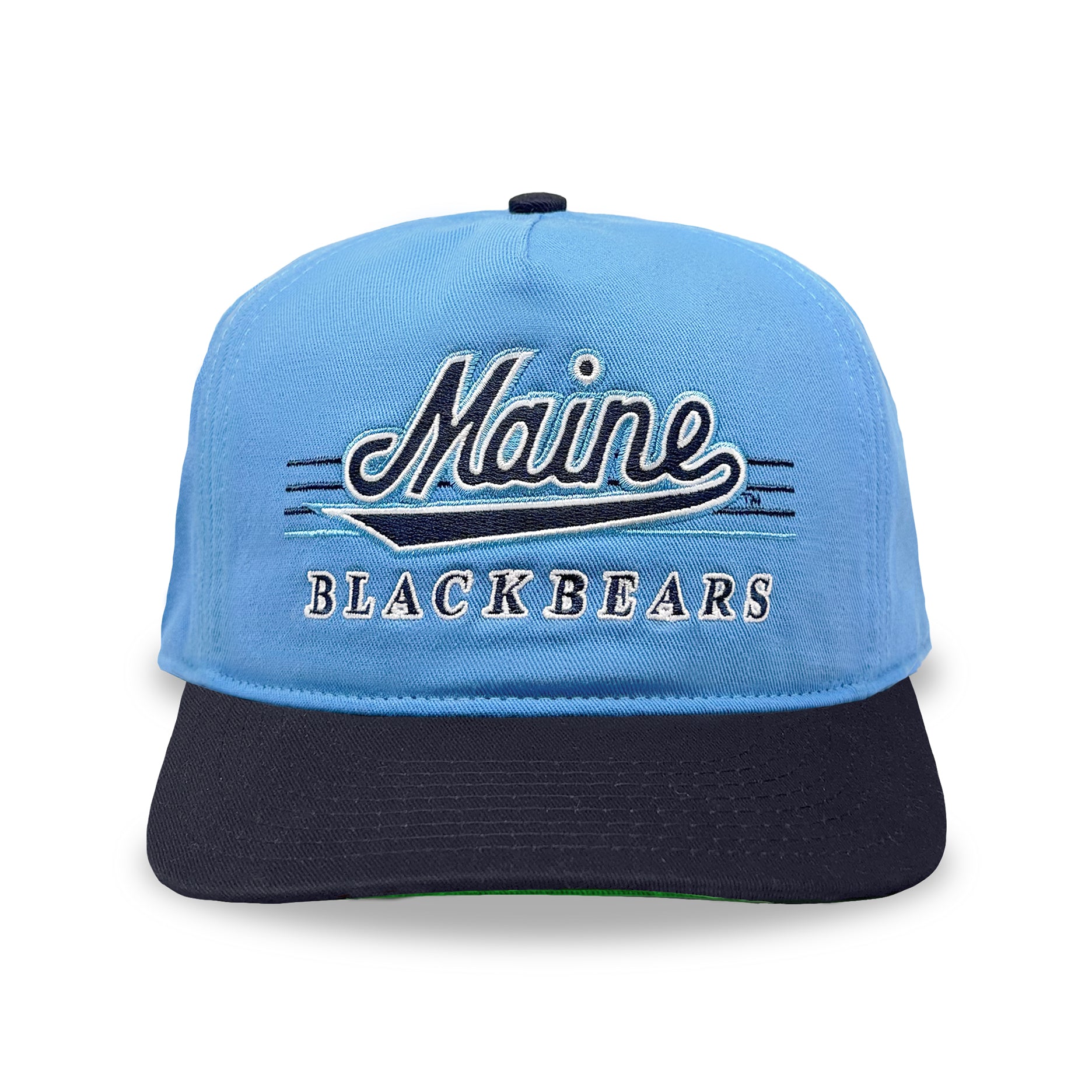 Maine Black Bears Snapback: Ice Blue