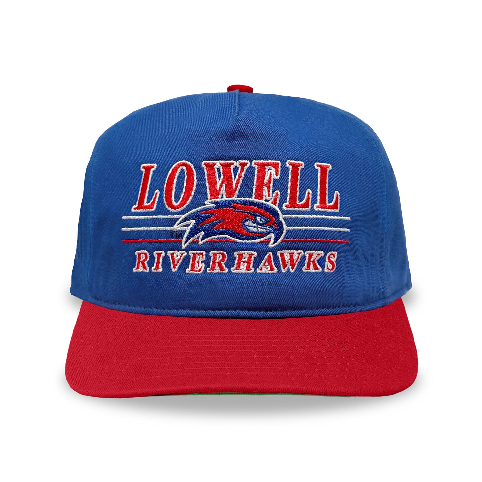 UMass Lowell River Hawks Snapback: Blue/Red