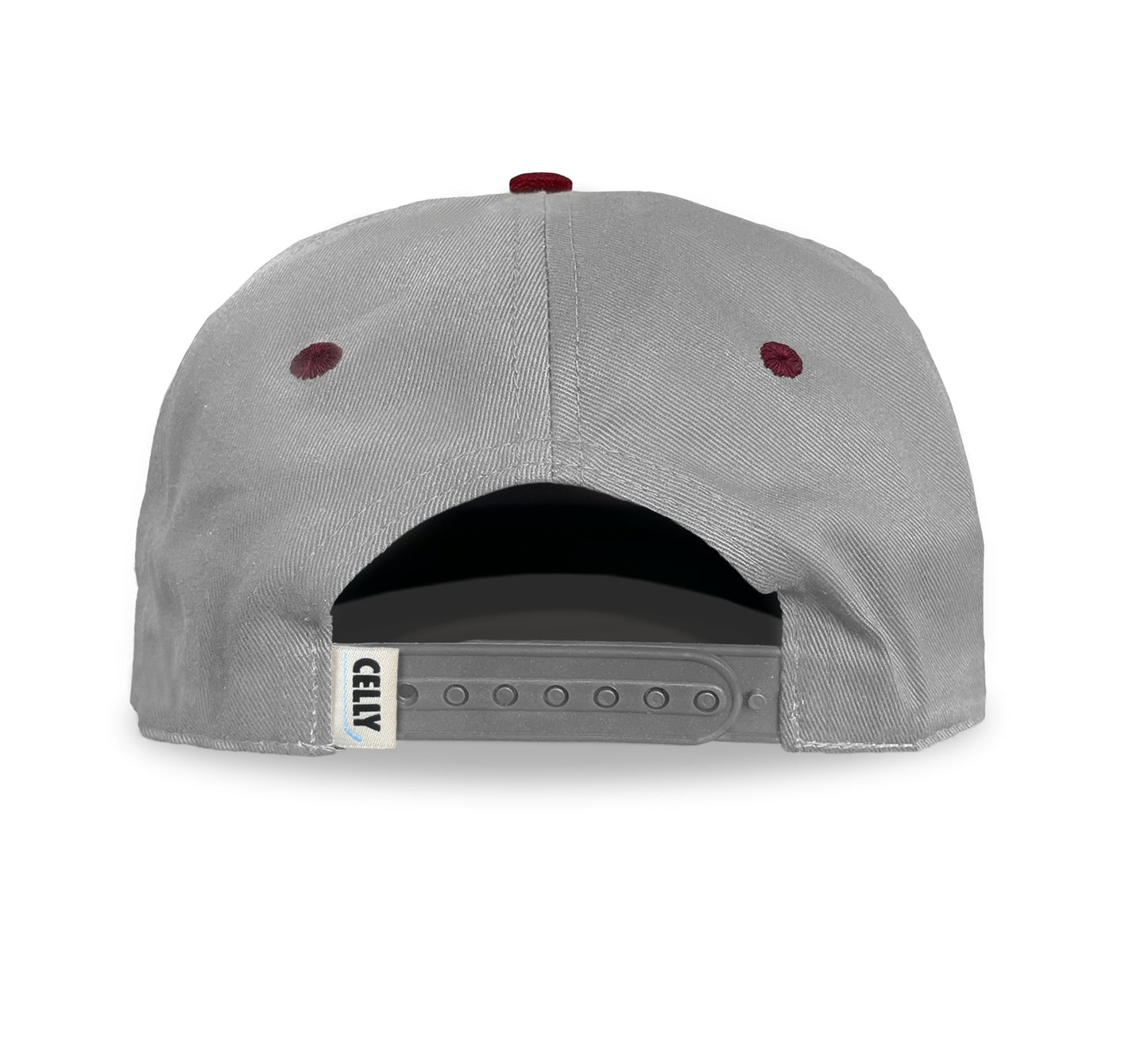 UMass Minutemen Snapback: Gray/Maroon
