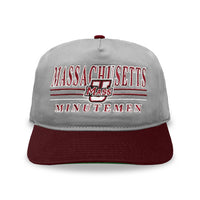 UMass Minutemen Snapback: Gray/Maroon