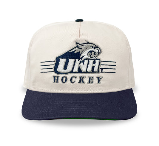UNH Hockey Snapback: Cream