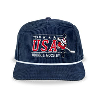 USA Bubble Hockey Snapback: Corduroy