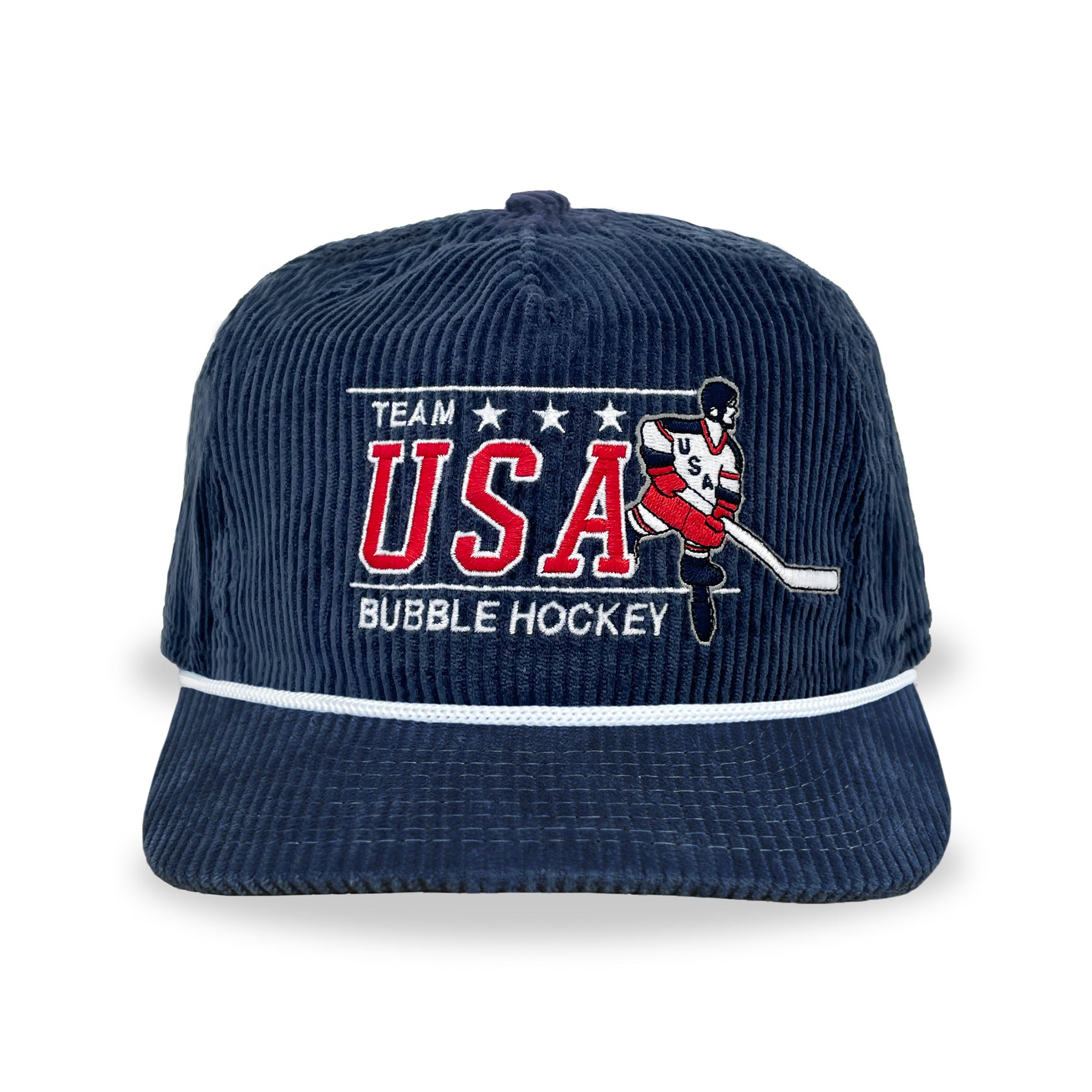 USA Bubble Hockey Snapback: Corduroy