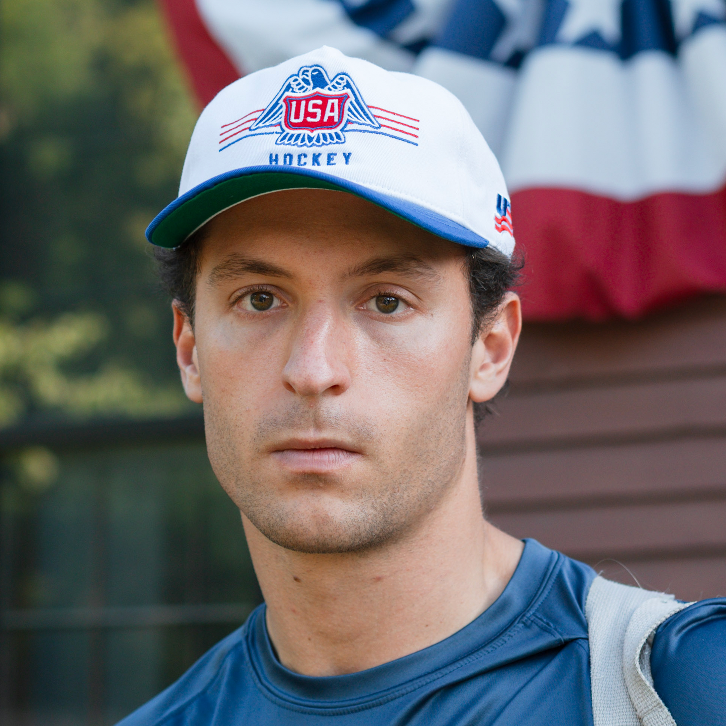 USA Hockey Vintage Logo Snapback: White
