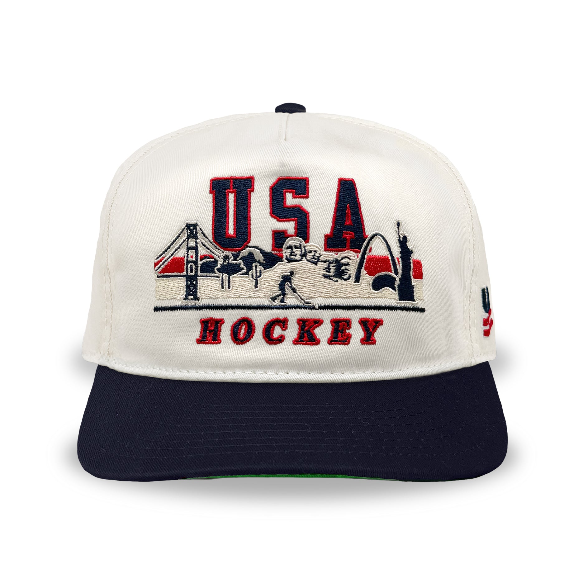 USA Hockey Coast to Coast Snapback: Cream