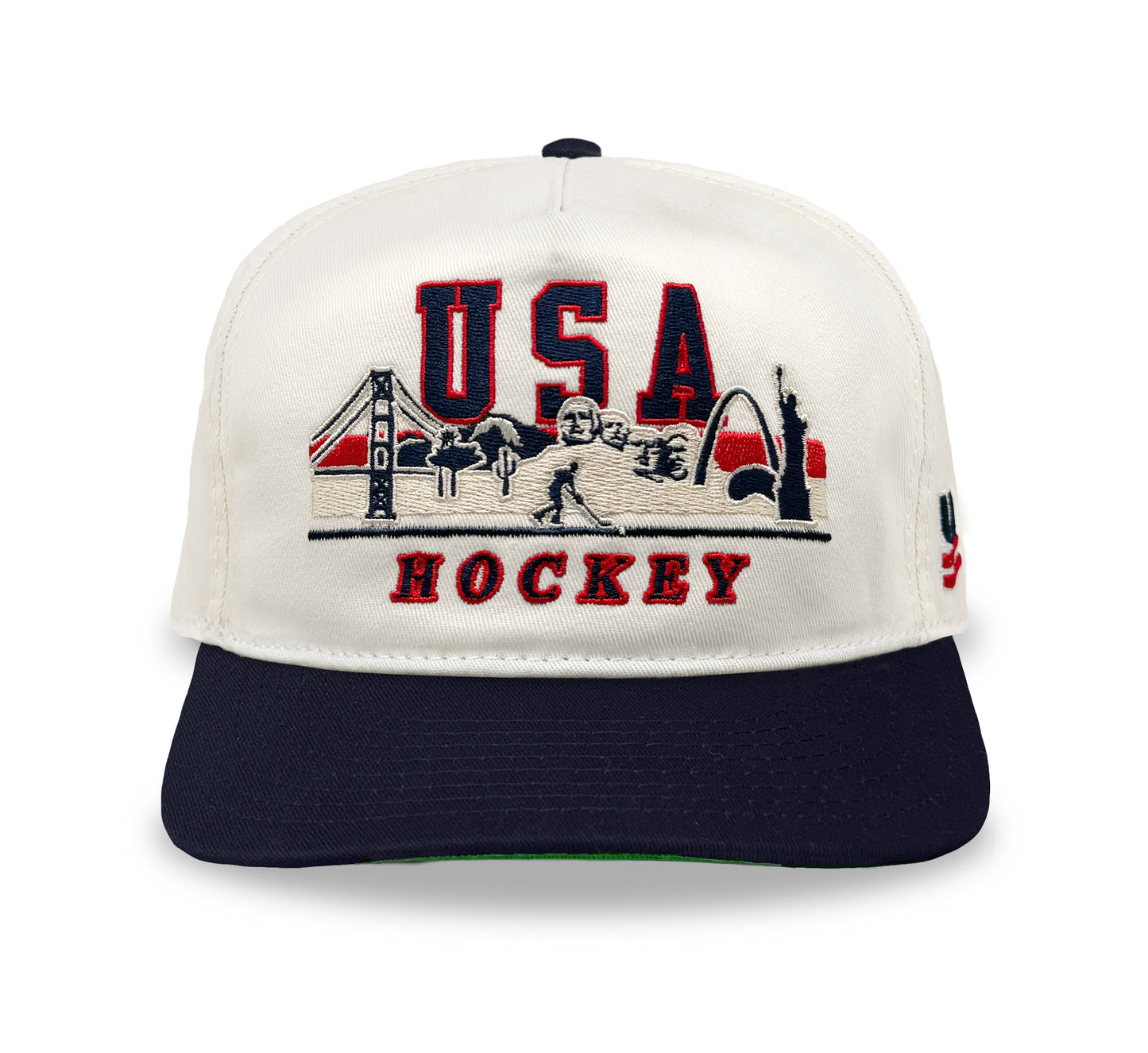 USA Hockey Coast to Coast Snapback: Cream