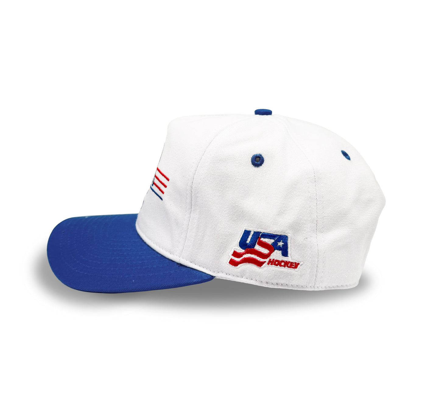 USA Hockey Vintage Logo Snapback: White