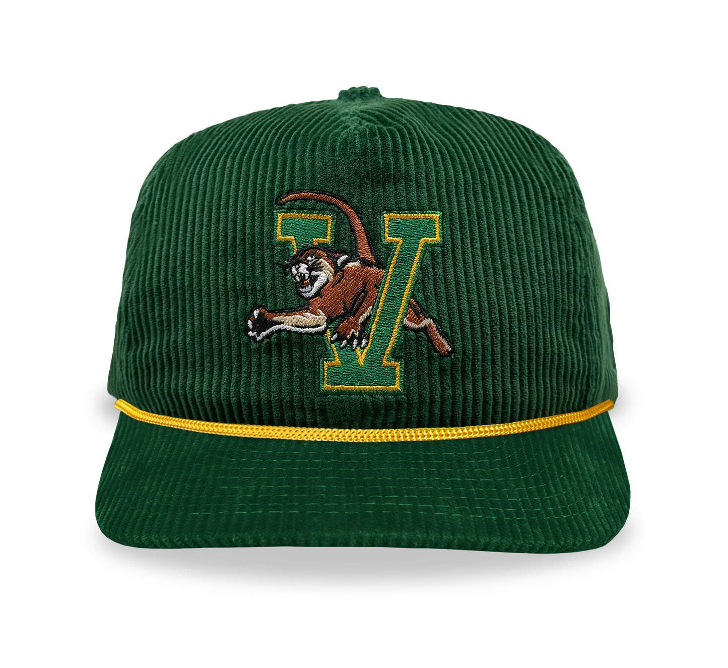 Vermont Catamounts Snapback: Corduroy