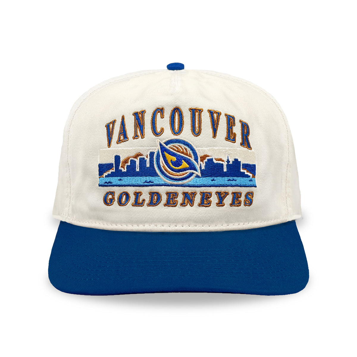 Vancouver Goldeneyes Skyline Snapback: Cream