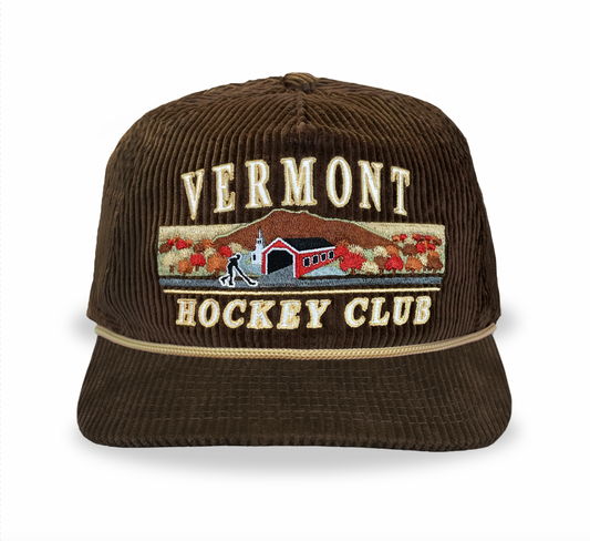 PRE-ORDER Vermont Hockey Club Snapback: Corduroy