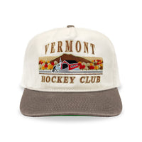 Vermont Hockey Club Snapback: Cream/Washed Brown