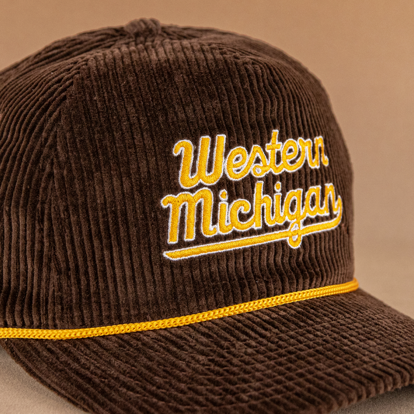 Western Michigan Snapback: Corduroy