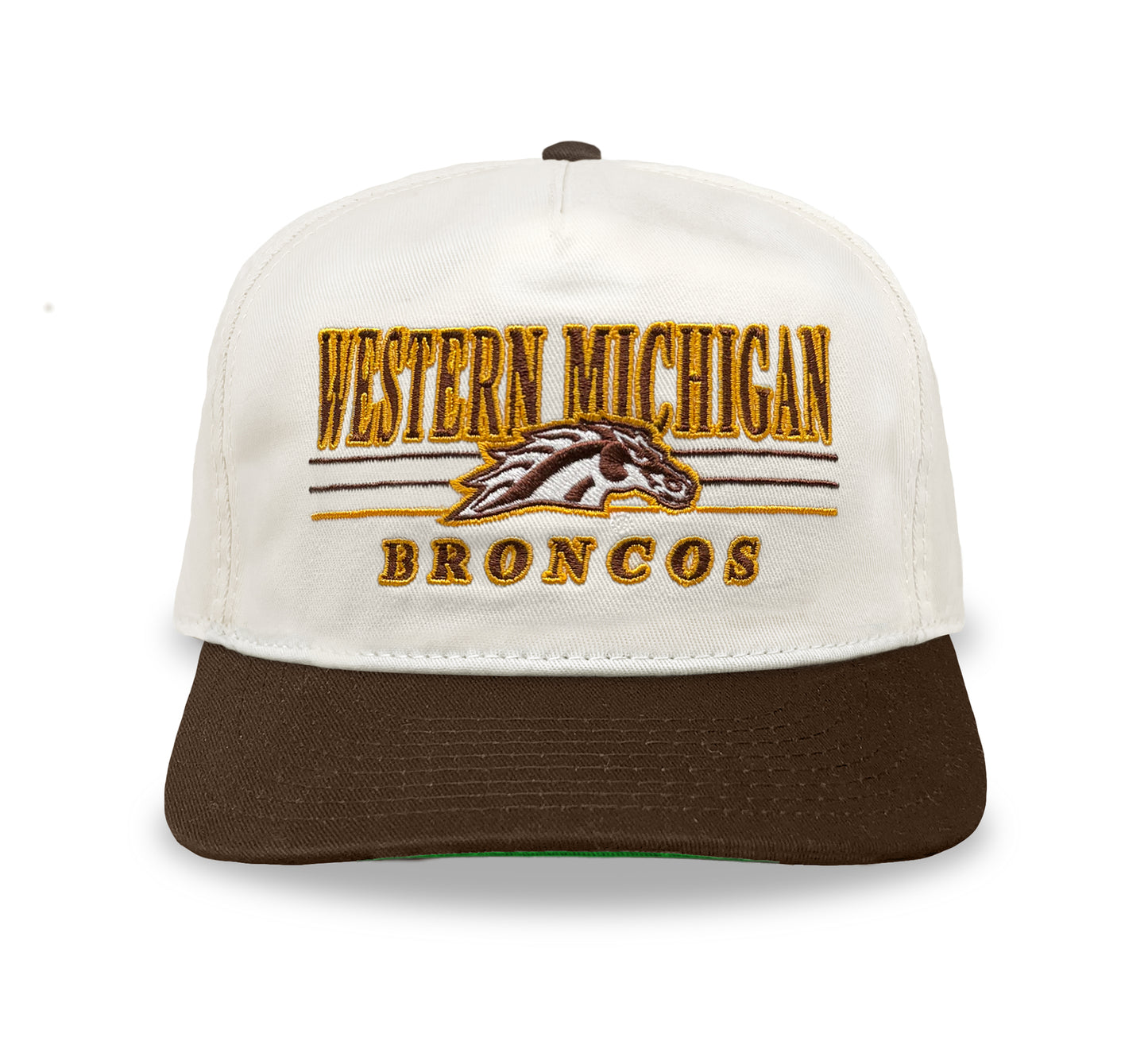 Western Michigan Broncos Snapback: Cream/Brown