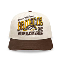 Western Michigan Broncos 2025 National Champions Snapback: Cream