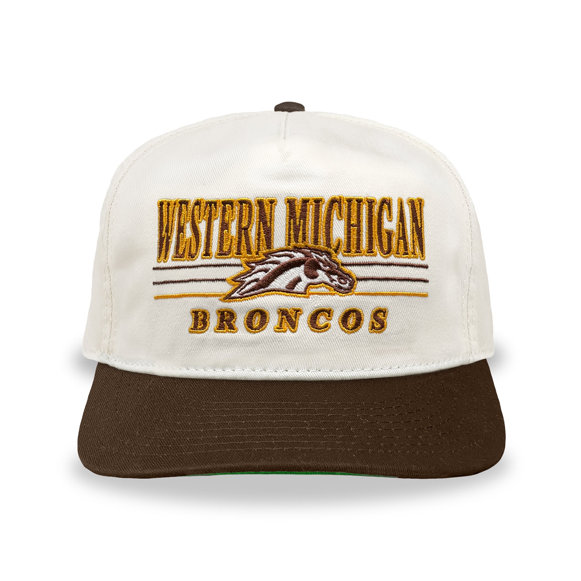 Western Michigan Broncos Snapback: Cream/Brown