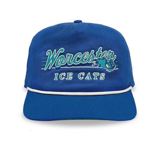 Worcester Ice Cats Snapback: Royal Blue