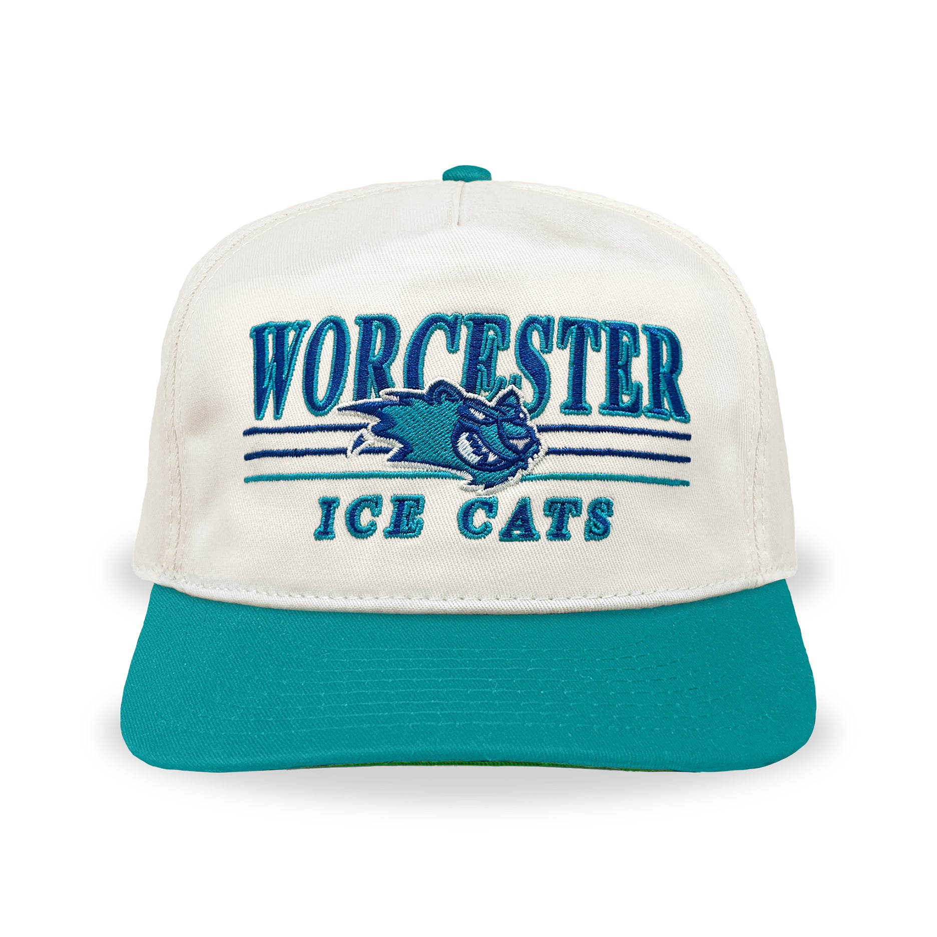 Worcester IceCats Snapback: Cream