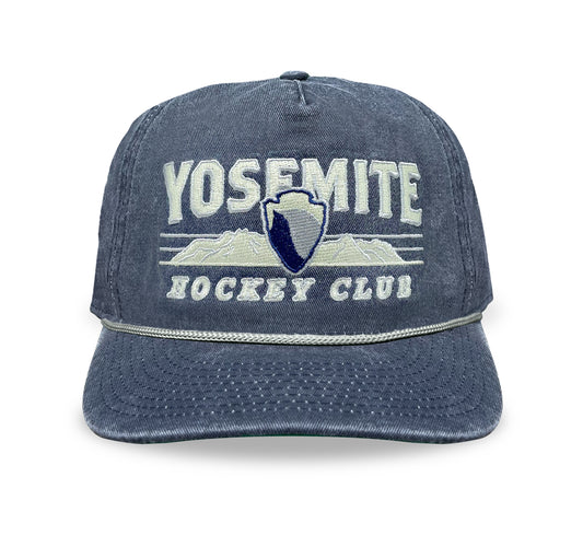 Yosemite Hockey Club Snapback: Vintage Navy